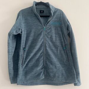 Women's Glacier National Park Light Blue Gray Fleece Jacket